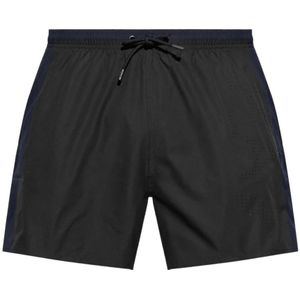 Emporio Armani Ea7, Heren, Badkleding, Zwart, Maat: L Poliester,