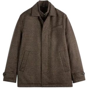 Fay, Heren, Jassen, Bruin, Maat: L Wol,