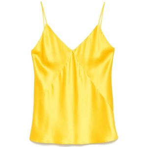 Max Mara, Dames, Tops, Geel, Maat: 2XS