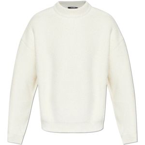 Jacquemus, Heren, Truien, Beige, Maat: S Katoen,