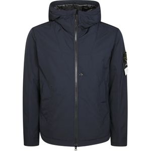 Stone Island, Heren, Jassen, Blauw, Maat: S