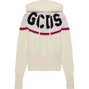 GCDS Trui  knalrood / zwart / wit