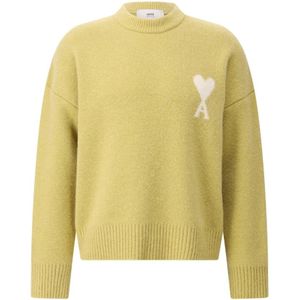 Ami Paris, Dames, Truien, Grijs, Maat: XS Zijde,