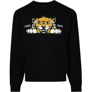 Kenzo, Heren, Truien, Zwart, Maat: M