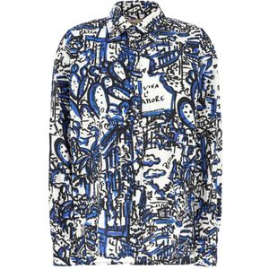 Alessandro Enriquez, Dames, Overhemden, Veelkleurig, Maat: L