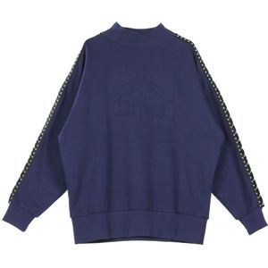 Kappa, Heren, Sweatshirts & Hoodies, Blauw, Maat: S