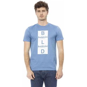 Baldinini, Heren, Tops, Blauw, Maat: XS Katoen,