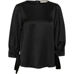 InWear, Dames, Blouses & Shirts, Zwart, Maat: L