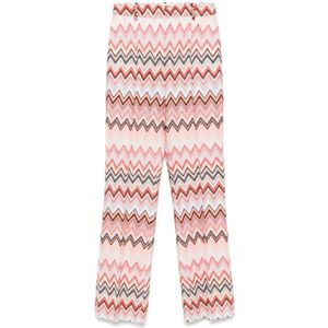 Missoni, Dames, Broeken, Veelkleurig, Maat: XS Katoen,