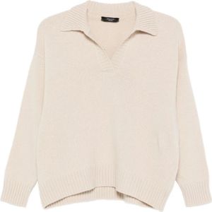 Weekend Max Mara, Dames, Truien, Beige, Maat: XS