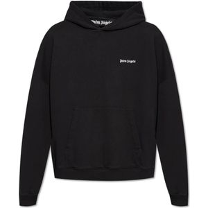 Palm Angels - Hoodie - Zwart - 100% Katoen - Oversized Pasvorm