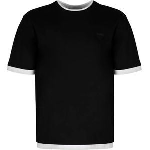 Prada, Heren, Tops, Zwart, Maat: S Katoen,