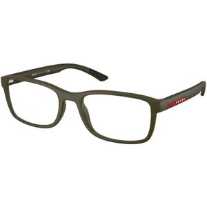 Prada, Heren, Accessoires, Groen, Maat: 55 MM Nylon,