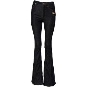 Dolce & Gabbana, Dames, Jeans, Zwart, Maat: 2XS Denim,