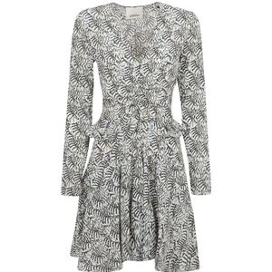 Isabel Marant, Dames, Jurken, Grijs, Maat: S Zijde,