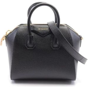 Givenchy Pre-owned, Dames, Pre-owned, Zwart, Maat: ONE Size Leer,