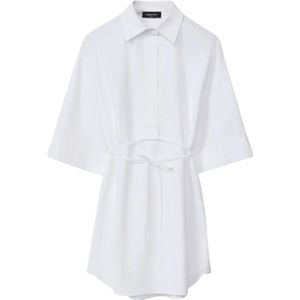 Fabiana Filippi, Dames, Blouses & Shirts, Wit, Maat: L Katoen,