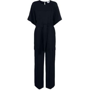 P.a.r.o.s.h., Dames, Jumpsuits & Playsuits, Blauw, Maat: XS Poliester,