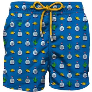 MC2 Saint Barth, Heren, Badkleding, Blauw, Maat: S Poliester,