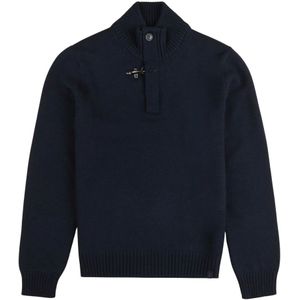 Fay, Heren, Truien, Blauw, Maat: M Wol,
