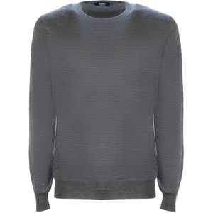 Fedeli, Heren, Truien, Grijs, Maat: XL Wol,