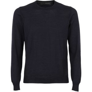 Tagliatore, Heren, Truien, Blauw, Maat: M Zijde,