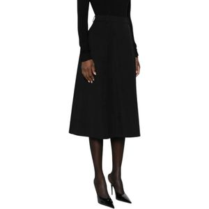 Balenciaga, Dames, Rokken, Zwart, Maat: XS Wol,