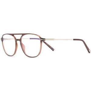 TOM FORD - FT5874-B - Optische Monturen - Bruin - Geïnjecteerd - Piloot