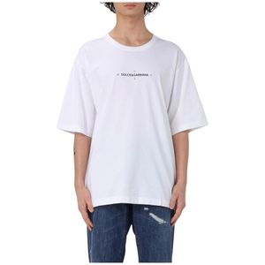 Dolce & Gabbana, Heren, Tops, Wit, Maat: XL