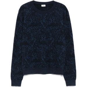 Etro, Heren, Truien, Blauw, Maat: XL Katoen,
