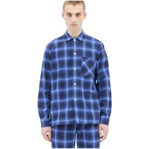 Tekla, Heren, Nachtkleding & Lounge, Blauw, Maat: M Katoen,