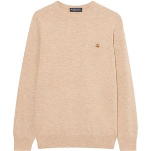 Brooks Brothers, Heren, Truien, Bruin, Maat: M Wol,