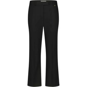 Fabienne Chapot, Dames, Broeken, Zwart, Maat: S Leer,