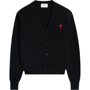 Ami Paris, Heren, Truien, Zwart, Maat: XL