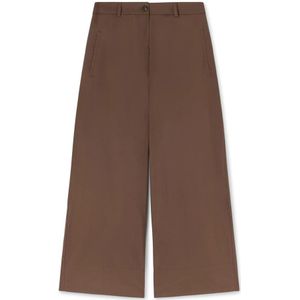 Motivi, Dames, Broeken, Bruin, Maat: XS Katoen,
