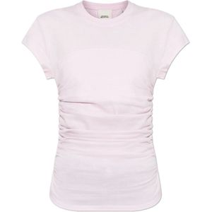 Isabel Marant, Dames, Tops, Roze, Maat: L Katoen,
