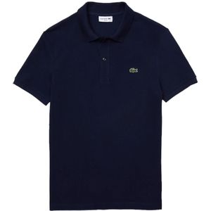 Lacoste, Heren, Tops, Blauw, Maat: S Piqué,
