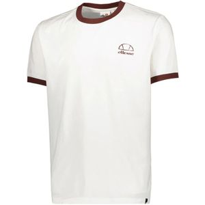 Ellesse, Heren, Tops, Wit, Maat: M Katoen,