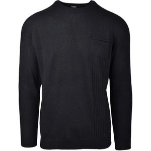 Alpha Studio, Heren, Truien, Zwart, Maat: XL Wol,