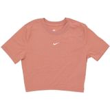 Nike - Cropped Sportswear Essential Tee - Roze - Dames - Polyester