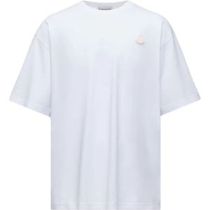 Moncler, Dames, Tops, Wit, Maat: XL Katoen,