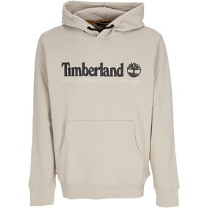 Timberland, Heren, Sweatshirts & Hoodies, Beige, Maat: L Katoen,