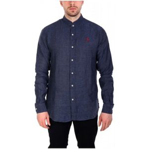 U.s. Polo Assn., Heren, Overhemden, Blauw, Maat: L