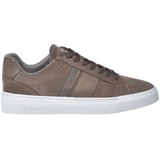 Baldinini - Trainers - Beige - Taupe Suede en Tumbled Leer - Heren