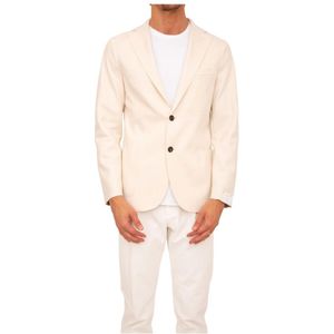 Eleventy, Heren, Jassen, Wit, Maat: L Wol,