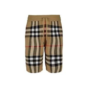 Burberry Vintage Check Trekkoord Shorts , Multicolor , Heren , Maat: S