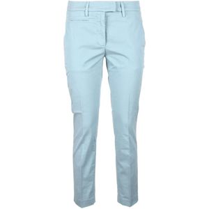 Dondup, Dames, Broeken, Blauw, Maat: W26 Katoen,