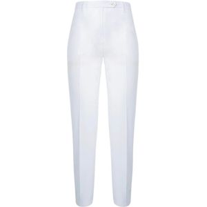 Kiton, Dames, Broeken, Wit, Maat: S Katoen,