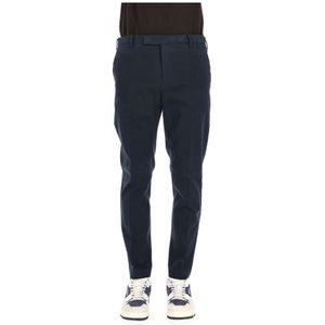 PT Torino, Heren, Broeken, Blauw, Maat: M Katoen,