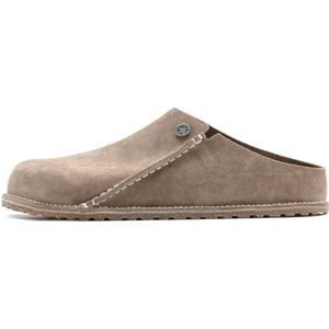 Birkenstock, Heren, Schoenen, Grijs, Maat: 41 EU Leer,